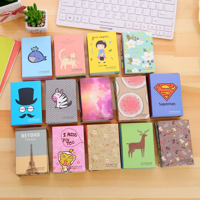 Korea cute cartoon Makeup Cleansing Tissue Papers