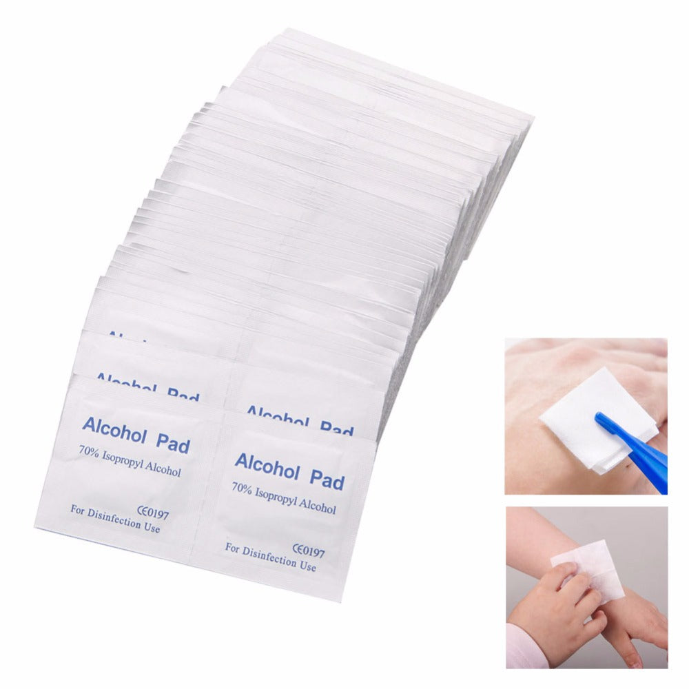 New 100 Pcs/Box Alcohol Wipe Pad