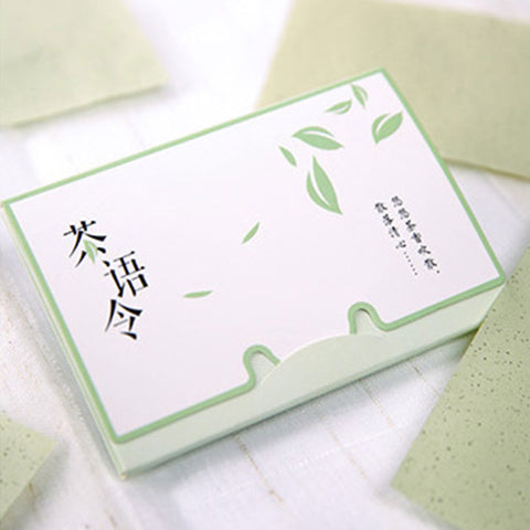 100sheets/pack Green Tea Smell Tissue Papers