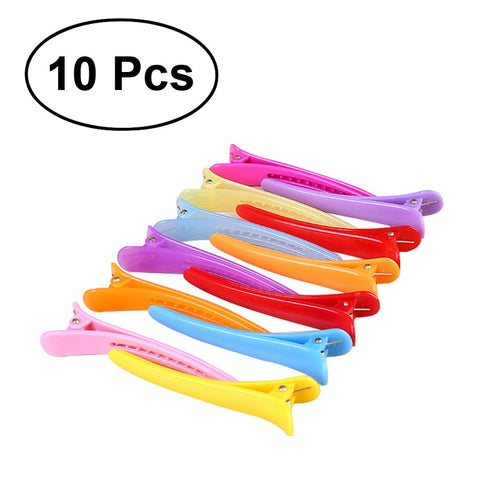 10 Pcs Multicolor Plastic Duck Teeth Hairpins