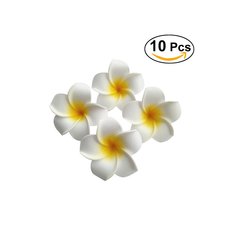 10pcs 7cm Hawaii Flower Hair Clip