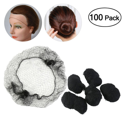 TINKSKY 100pcs Invisible Elastic EdgeHair Nets