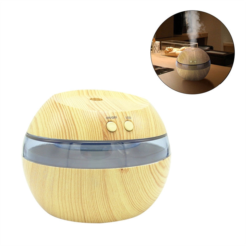 Mini Wooden Ultrasonic USB Charging Humidifiers