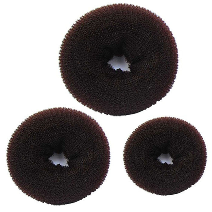 3 Pcs Sponge Women Hair Bun