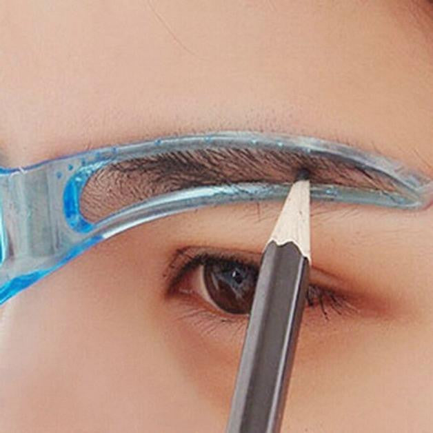 Drawing Blacken Eyebrow Template