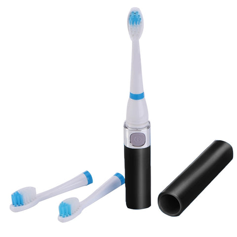 Waterproof Ultrasonic Electric Toothbrush Holder with 3 Replacement Heads