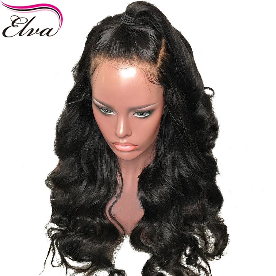 Body Wave Natural Color Brazilian Remy Hair Wigs