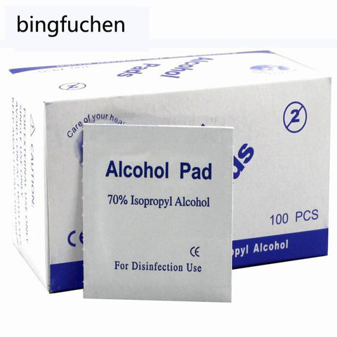 100pcs/lot Portable Alcohol Swabs