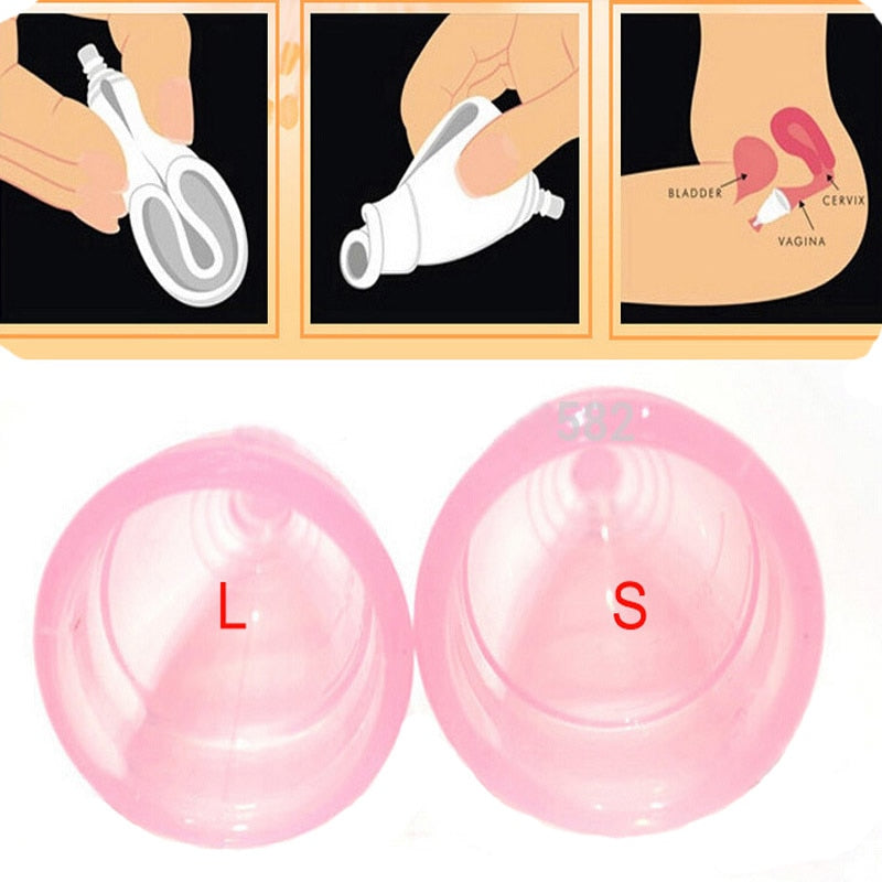 2pcs Feminine hygiene  menstrual cup