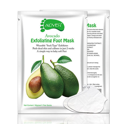 Avoado Exfoliating Foot Massager Mask